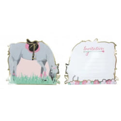 PARTYPRO Set Invitations Cheval d'Amour