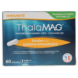 Laboratoires IPRAD Thalamag Magnésium Marin Fer Vitamine B9 60 Gélules