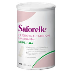 Saforelle Florgynal Tampon Applicateur 9 Super
