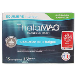 Laboratoires IPRAD Thalamag Magnésium Marin Réduction de la Fatigue 15 Comprimés