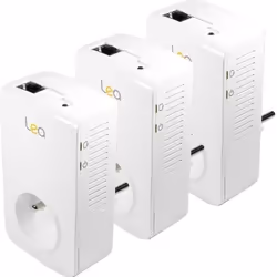 Adaptateur CPL - LEA - NetSocket 1800 - 1800 Mbits/s - Prise gigogne - Ethernet Gigabit