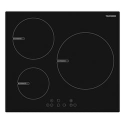 Telefunken IH3BZSII plaque Noir Intégré 59 cm Plaque avec zone à induction 3 zone(s)