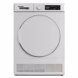 Telefunken SL9CW, Pose libre, Charge avant, Condensation, Blanc, Rotatif, Droite