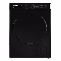 Telefunken SL9PK, Pose libre, Charge avant, Pompe à chaleur, Noir, Rotatif, Droite