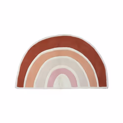 LILIPINSO Tapis coton rainbow orange, Orange, Motif, Coton, Coton, Demi-cercle, Intérieure