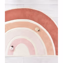 LILIPINSO Tapis coton rainbow orange