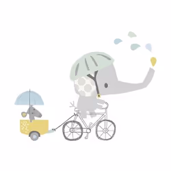 LILIPINSO S1064, Vinyl, Multicolore, Eléphant, Garçon/Fille, 660 mm, 415 mm