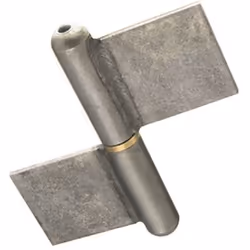 Paumelle de Grille Soudée - Générique - 80 mm - Acier - À visser - Nœuds ronds