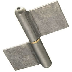 Paumelle de Grille Soudée - Générique - 80 mm - Acier - À visser - Nœuds ronds