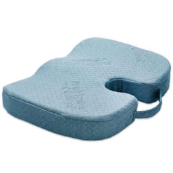Coussin Assise confort en mousse polyuréthane - VENTEO - Coussin - Bleu - 45 x 35 cm - Rectangulaire
