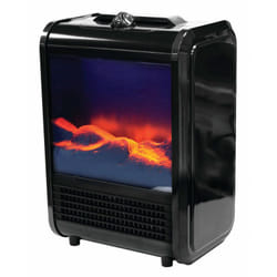 Cheminée noir Max Heater Venteo Cheminée compacte et portable - Noir - Adulte