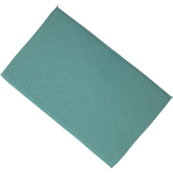 Venteo - Tapis anti-dérapant pour cafetière Gris/Bleu turquoise - Adulte - Tapis ultra absorbant et lavable en machine