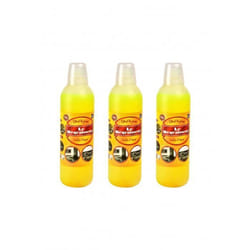 Nettoie et dégraisse - LE DÉGRAISSEUR - Lot de 3 – Jaune - Adulte - Pour cuisine/salle de bain/sols/jantes - Contenance 1L