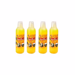 Nettoie et dégraisse - LE DÉGRAISSEUR - Lot de 4 – Jaune - Adulte - Pour cuisine/salle de bain/sols/jantes - Contenance 1L