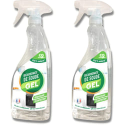 Venteo - Bicarbonate de soude en gel - Idéal pour tout nettoyer du sol au plafond - Lot de 2