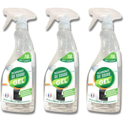Venteo - Bicarbonate de soude en gel - Idéal pour tout nettoyer du sol au plafond - Lot de 3