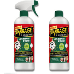 Venteo - Barrages aux insectes lot de 2 - Anti-nuisible/Effet préventif - Agis en intérieur/extérieur - Toutes surfaces - Base de géraniol