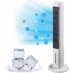 Venteo - Refroidisseur mobile Power Tower 4 niveaux led Blanc Classe a