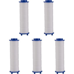 Venteo - savewater power Lot de 5 filtres pour douchette - Filtre remplaçable - Pour pommeau de douche - Système de filtration des particules