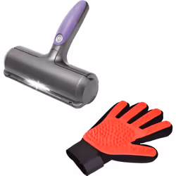 Composition du PACK : Brosse anti-poils + Gant de brossageFacile d'utilisation : La brosse VENTEO™ anti-poils est légère et m ...