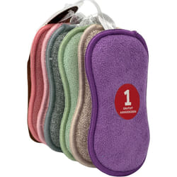 Venteo - 5 éponges Nettoie-Tout + 1 gratuite - clever sponge Multicouleur - Adulte - Double-face avec grattoir - Nettoie toutes surfaces - Lavable en