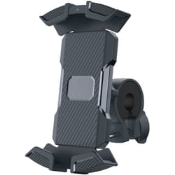 Venteo - Support Téléphone pour Vélo Universel pour tous les téléphone - Noir - Rotation 360° - pvc résistant - Support Téléphone Moto - Support