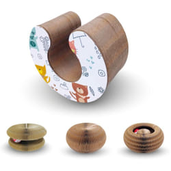 Venteo - Jeu Grattoir pour chat Griffoir en carton Jouet Interactif pour Chat Interieur - Magic Organ Cat Scratching Board - Papier ondulé recyclé