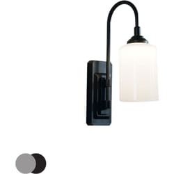 Venteo - Multicouleur Applique Murale sans fil smart sconce Couleur noir ou argenté - Lampe de chevet - Réglable à 180 - 100 Lumens - 9 modes