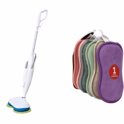 Alliez puissance et simplicité avec le STEAM TWISTER/STEAM SPINNER et nos éponges double face : des solutions innovantes et é ...