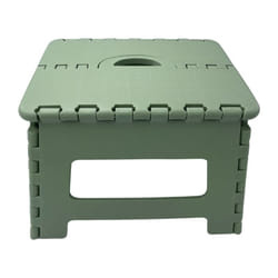 Vert 31.5 x 25.5 x 22 cm Marche Pied Pliant - Résiste jusqu'à 150kg de charge - Venteo