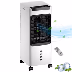 VENTEO Climatiseur rafraichisseur dair portable 3 en 1 climatiseur mobile refroidisseur dair humidificateur avec télécomman ...