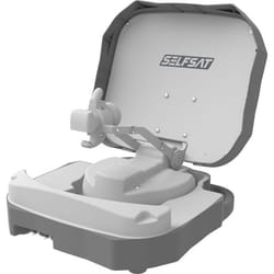Selfsat Caravan Mobile antenne satellites Blanc