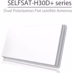 SELFSAT H30D+ PARABOLE PLATE UNE SORTIE AVEC  KIT ACCROCHE FENETRE