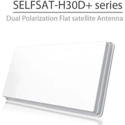 SELFSAT H30D+ PARABOLE PLATE UNE SORTIE AVEC  KIT ACCROCHE FENETRE