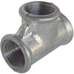 Té égal Fonte galva Triple Femelle 50/60 N° 130