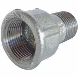SOMATHERM FOR YOU - Manchon réduit - Fonte galva - Femelle 33/42 Mâle 20/27 - N°246 A PROPOS DE L'ARTICLE Manchon réduit. Fem ...