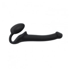 Strap-on-me 6012833 godemichet Gode à sangle Sexe anal, Sexe vaginal Noir Plastique, Silicone 155 mm 2,7 cm