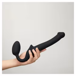 Strap-on-me 6012833 godemichet Gode à sangle Sexe anal, Sexe vaginal Noir Plastique, Silicone 155 mm 2,7 cm
