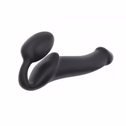 Strap-on-me 6012857 godemichet Gode à sangle Sexe anal, Sexe vaginal Noir Plastique, Silicone 158 mm 3,7 cm