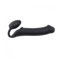 Strap-on-me 6012888 godemichet Gode à sangle Sexe anal, Sexe vaginal Noir Plastique, Silicone 160 mm 4,5 cm