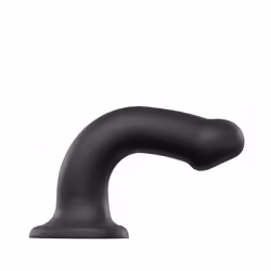 Strap-on-me 6013151 godemichet Gode à sangle Sexe anal, Sexe vaginal Noir Silicone 190 mm 3,7 cm