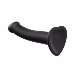 Strap-on-me 6013151 godemichet Gode à sangle Sexe anal, Sexe vaginal Noir Silicone 190 mm 3,7 cm
