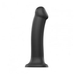 Strap-on-me 6013168 godemichet Gode à sangle Sexe anal, Sexe vaginal Noir Plastique, Silicone 200 mm 4,5 cm