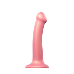 Strap-on-me 6013854 godemichet Gode à sangle Sexe anal, Sexe vaginal Rose Silicone 160 mm 3,3 cm