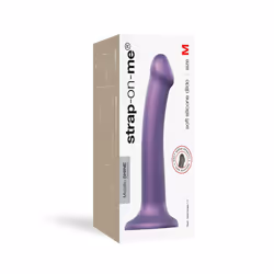 Strap-on-me 6013878 Gode à sangle Sexe anal, Sexe vaginal Violet Silicone 160 mm 3,3 cm