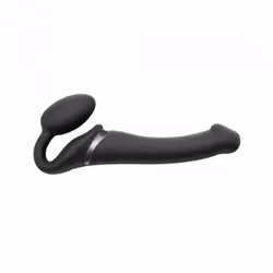 Strap-on-me 6013953, Vibrateur de couple, Stimulation du clitoris, Stimulation du point G, Stimulation vaginale, Noir, Acrylo ...