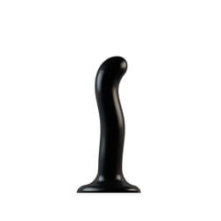 Strap-on-me 6015780 Gode à sangle Sexe anal, Sexe vaginal Noir Silicone 190 mm 3,45 cm