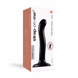 Strap-on-me 6015803 godemichet Gode à sangle Sexe anal, Sexe vaginal Noir Silicone 164 mm 3 cm