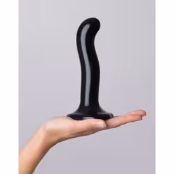 Strap-on-me 6015803 godemichet Gode à sangle Sexe anal, Sexe vaginal Noir Silicone 164 mm 3 cm