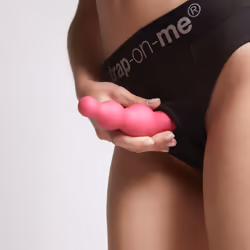 Strap-on-me 6016596 godemichet Gode à sangle Sexe anal, Sexe vaginal Rose Silicone 148 mm 2,5 cm